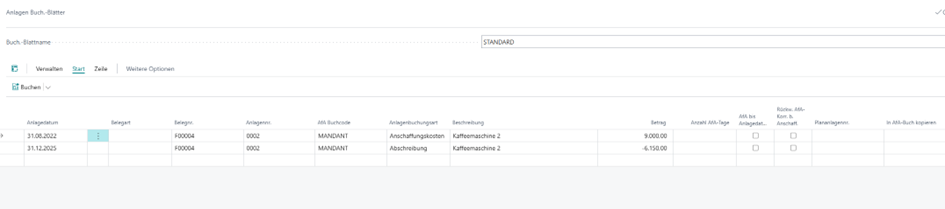 Anlagen Buch.-Blatt ohne Fibu