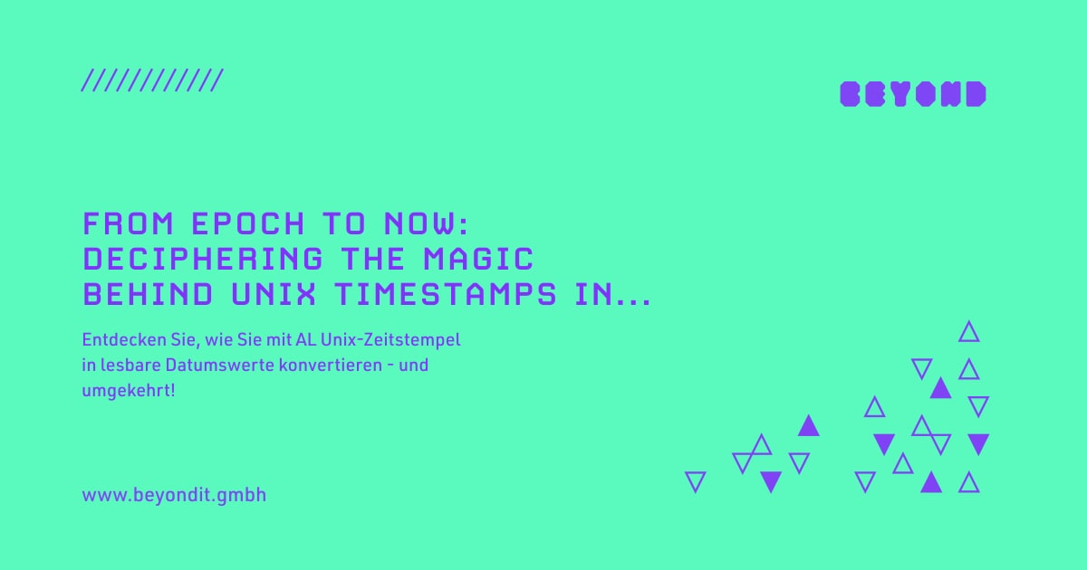 From Epoch to Now: Deciphering the Magic Behind Unix Timestamps in AL ...