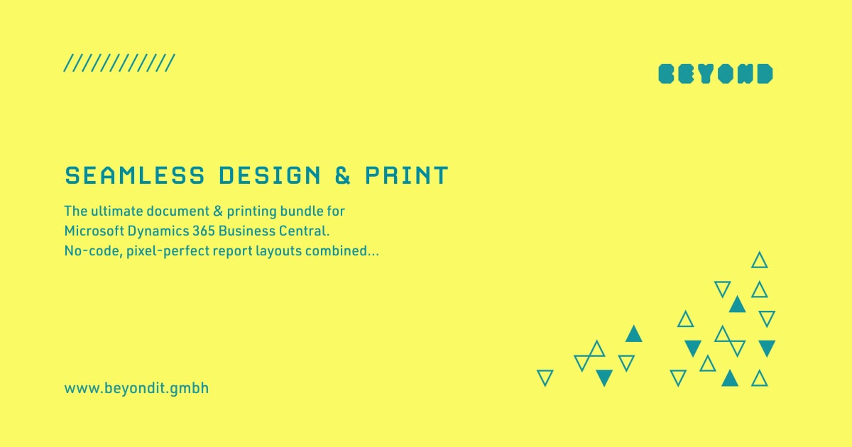 Print Less Design Seamless Design & Print | BEYONDIT GmbH
