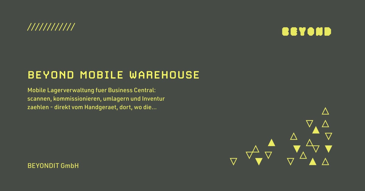 Beyond Mobile Warehouse | BEYONDIT GmbH